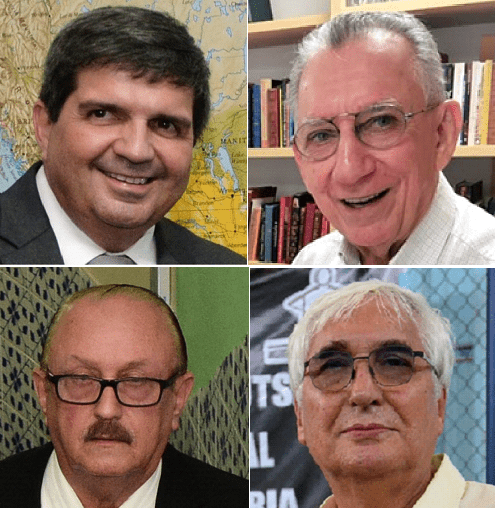 Abraão Valinhas Jr, Carlos Gaspar, José Maria Alves e Manuel Faria