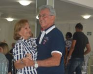 Conselheiro do LÃ­tero JosÃ© Geraldo Muniz Lago e esposa Maria Marta Oliveira Lago, danÃ§ando