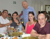 Gustavo Garcia Silva, esposa Ã‰rika, Carlos Nina, Luciene Cristina e Aldir JÃºnior