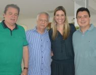 Desembargador federal Gerson Costa, Carlos Nina e magistrados Teresa Nina e Rodrigo Nina