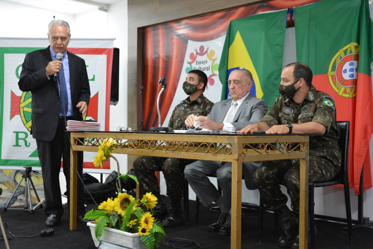 Carlos Nina, Coronel Sousa Filho, professor Alberto Tavares e Tenente Coronel Sérgio Rendeiro