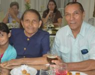 SecretÃ¡rio do LÃ­tero Raimundo Augusto Rodrigues Mendes, esposa Gildete Mendes e a neta Giovana