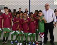 JosÃ© Maria Alves da Silva, Presidente do Conselho Deliberativo do LÃ­tero junto Ã  equipe do Clube