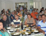 Ex-presidente Osvaldo Barros e famÃ­lia