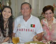 Conselheiro do LÃ­tero Carlos Ramos Amorim JÃºnior, esposa KÃ¡tia Maria LeÃ£o Amorim e filha