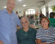 Carlos Nina com o casal JoÃ£o Francisco Batalha e esposa Maria Celeste