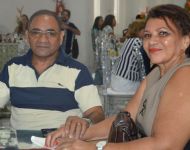 Conselheiro e ex-presidente do LÃ­tero Osvaldo Barros e esposa Wanderlina